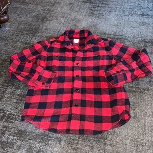 Gap Buffalo Plaid Boys Flannel - Small